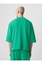 Erkek Yeşil Gap Logo Oversized Sweatshirt - 5