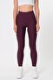 Women's Plum Winter Inner Fleece-Lined High Waist Shaping / Sculpting Leggings - 3