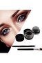 2-in-1 Waterproof Eyeliner Gel Set Black & Brown with Brushes - 2