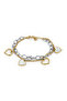Gold Silver Women's Steel Bracelet Dkj.3.1094-3 - 2