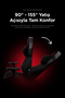 COMFORT Premium Üst Seviye Terletmez Deri Kumaş Gaming Oyuncu Koltuğu - 8