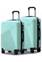 Lightweight Hard Shell 20 Inch (7-10kg) & 24 Inch (20-25kg) Combo Light Green