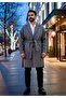 Belted Kaşe Oversized Coat - 4
