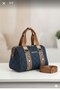 Original Women's Quilted Cylinder Hand and Shoulder Bag Size :25X30 cm - 4