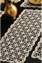 Silver Glitter French Lace Detailed Single Runner - 6