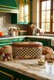 Bread Basket, Metal Bread Basket, Bread Basket, Floral Patterned Bread Basket, Domestic Production (34 cm X 19 cm X 16 cm) - 6