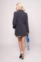 Navy Blue Tie Detail Blazer Women's Jacket Mg2482 - 5