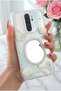 Redmi Note 8 Pro Case 3D Butterfly Rose Pattern Mirrored Glitter Transparent Design Silicone Cover - 2