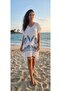 Luxury Print Elephant Bamboo Peshtemal Beach Dress