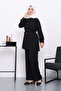 Linda Suit with Black Ruffled Front Tunic Trousers - 2