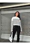 Women's Button Detailed Striped Knitwear Sweater - 7