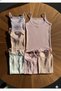 Girl's Ribbed Colorful Cotton Tank Top Stylish and Comfortable 6 Pieces - 2