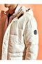 Oversize Puffer Jacket Hooded Pocket Detailed Waterproof - 7