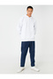 Hooded Oversize Sweatshirt Ribbed Long Sleeve - 2