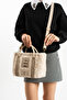 Women's Column Strap Fur Plush Crossbody Bag