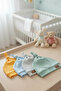 Baby Top Tie Emblem 4-Piece Cotton Beret