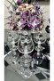 Crystal Simple Stylish Coffee Side Water Glass 250 Cc 6 Pieces - 4