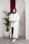 Women's Shawl Collar Long Knitwear and Bearded Furry Cardigan - 7