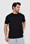 Men's Plain Basic Crew Neck 2 Thread Comfortable Fresh Textured Fabric T-Shirt Suitable for Daily Use