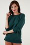 سويت شيرت قطني ذو قصة عادية وياقة دائرية SWEAT 5863569 - 2