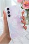 Galaxy A56 Case Transparent Butterfly Design Patterned Soft Silicone Cover with Camera Protection - 2