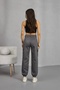 Women's High Waist Elastic Leg Jogger Cargo Pocket Trousers - 6