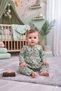 Premium Thessaloniki Knitted Velvet Fabric Floral Detailed 2-Piece Baby Girl Set