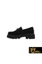 Women's Black Genuine Suede Shoes 505320568-1 - 2