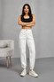 Women's High Waist Elastic Leg Jogger Cargo Pocket Trousers - 5