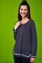 23197 Women's Plaid Long Sleeve Pajama Set - 5