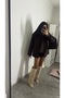 Beige Leg Warmer-Detail Heeled Boots - 6