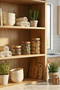 Set of 3 Glass Jars with Wooden Lids |   Seasoning and Legume Storage Container 420Ml-650Ml-850Ml - 3
