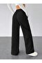 Women's Striped Wide Leg Sweatpants - 4