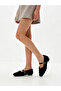Zayra Women's Buckled Ballerinas - Black - 7