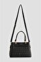 Women's Black Printed Crossbody Hand and Shoulder Bag 206