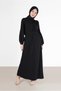 Ribbon Detailed Belted Dress 42408 - 2