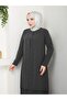 Plus Size Mother's Dress with Fan Stones - 4