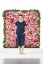 25234 Women's Round Neck Loose Pocket Short Sleeve Dress