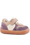Bob Genuine Leather Purple Powder Barefoot Velcro Elastic Baby Sneaker Shoes - 2