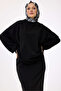 3044 - Rahat, Salaş Basic Kadın Uzun Sweatshirt - 4