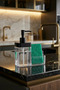 2 Chamber Kitchen Liquid Soap Dispenser - with Sponge Holder 350 ml 350 ml Black - 2