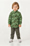 Palm Tree Patterned Muslin Shirt Set of 2 Tops and Bottoms