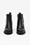100% Genuine Leather Black Women's Boots - 3