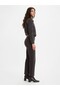 Cotton High Waist Straight Leg Ribcage Straight Ankle Jeans Denim Pants 72693 - 8