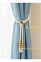 2 Pieces Bohemian Style Curtain Tieback – Matching Background Curtain Handmade Polished Decorative Curtain Tieback Ornament - 5