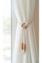 2 Pieces Bohemian Style Curtain Tieback – Matching Background Curtain Handmade Polished Decorative Curtain Tieback Ornament - 2