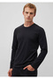 Men's Long Sleeve T-Shirt Black M062477-27062