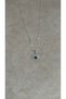 Steel Silver Color Paperclip Chain Eye Necklace