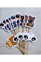 33 Piece Police Car Concept Set Birthday Decoration Banner Cake Picks Cupcake Picks - 7