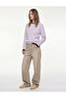 Long Sleeve Crew Neck Basic Knit Sweater with Stitching Detail - 2